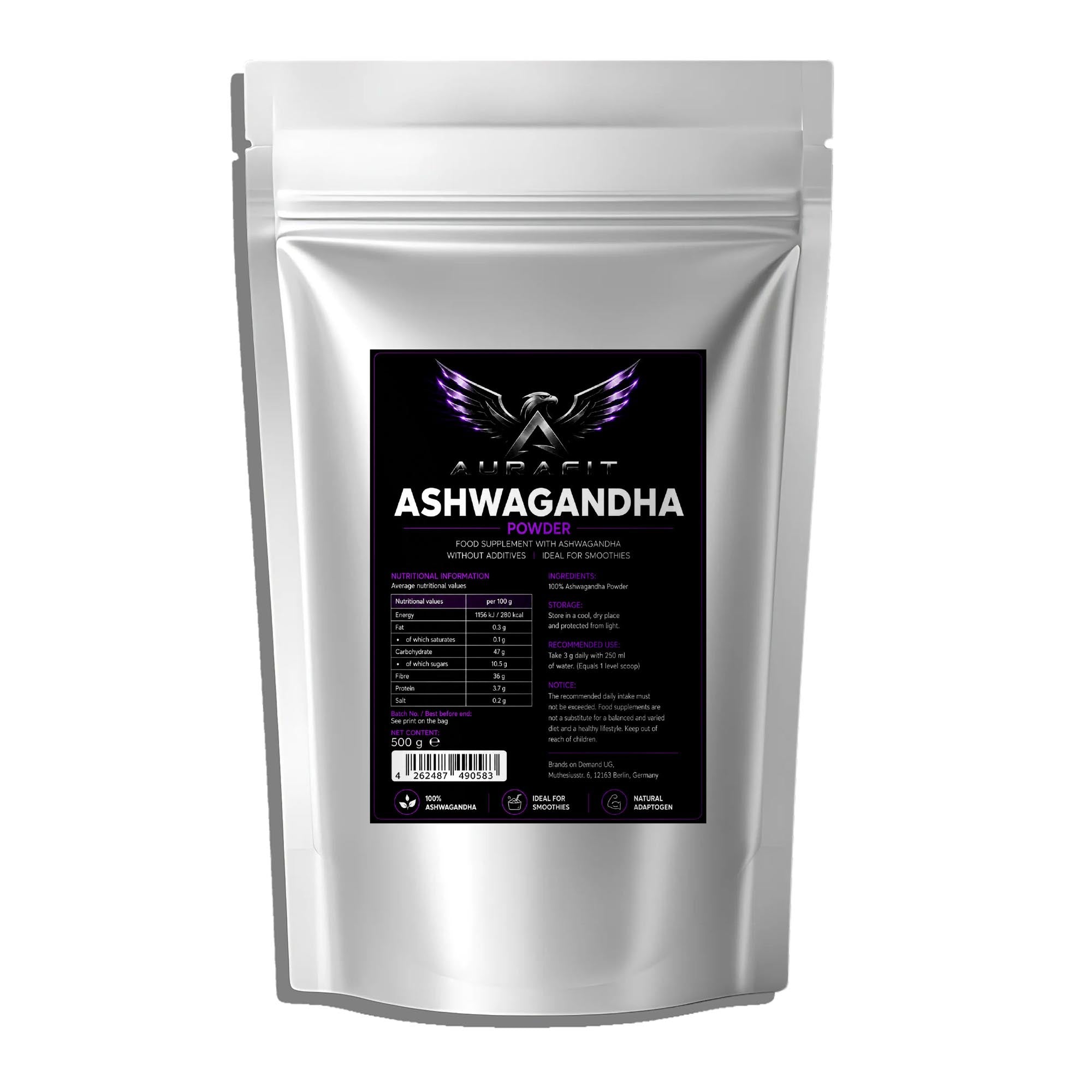 Ashwagandha Powder - 500g Doypack
