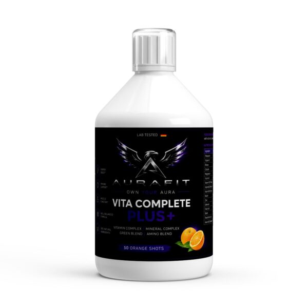 Vita Complete PLUS+ 50 vegan Shots - Fresh Orange - 500ml