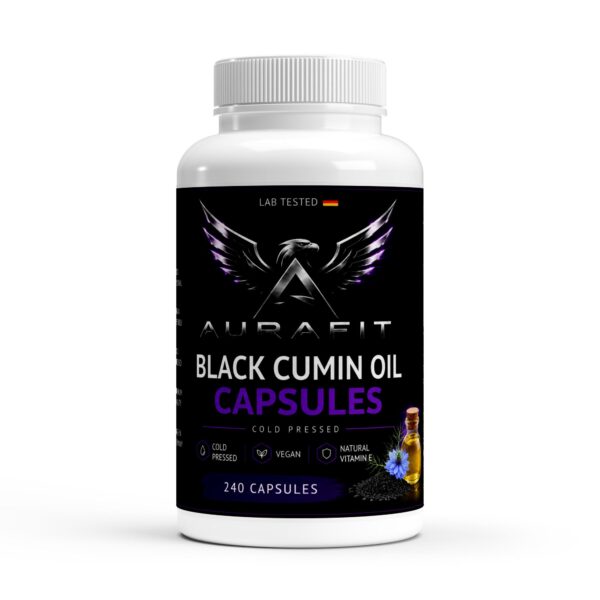 Egyptian Black Cumin Oil (Black Seed Oil) - 240 Vegan Softgels