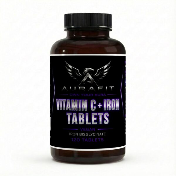 Iron + Vitamin C - 120 vegan tablets