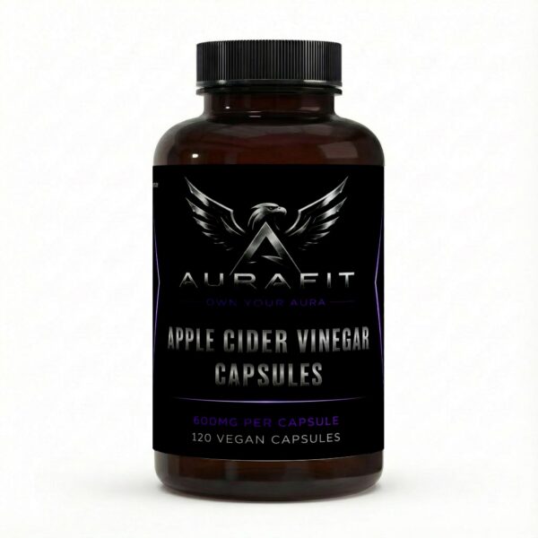 Apple Cider Vinegar Extract Capsules (600mg per capsule) - 120 vegan capsules
